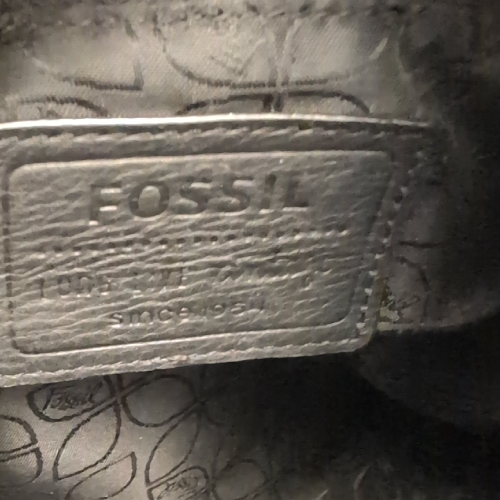 🌼Fossil Set🌼 Black Pebbled Leather Hobo Shoulder Bag & Wallet - Picture 15 of 16